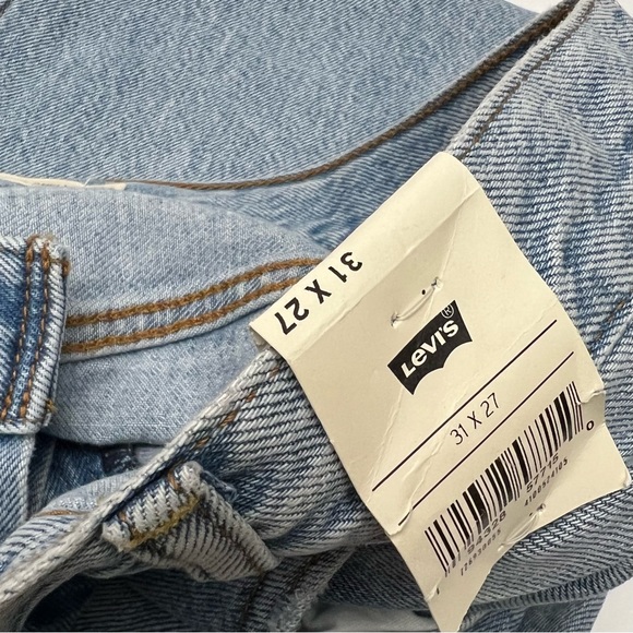Levi’s Ribcage Straight Ankle High Waist Middle Road Wash Womens 31x27 NEW - Picture 6 of 7